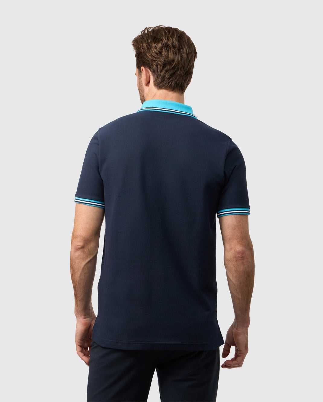 Polos Psycho Bunny Salina Pique Polo Shirt Bleu Marine Homme | LYQ-65295620